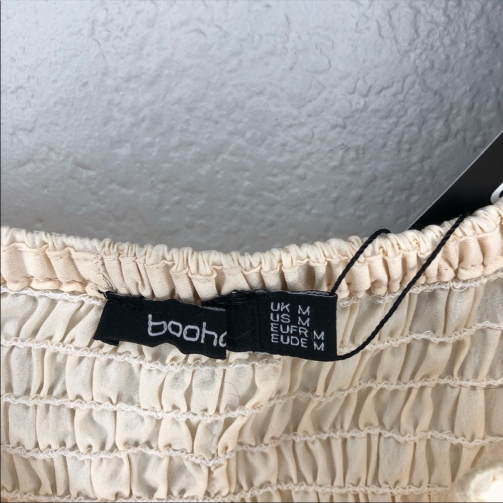 Boohoo Puff Sleeve Beach Dress — NWT - Picture 5 of 7
